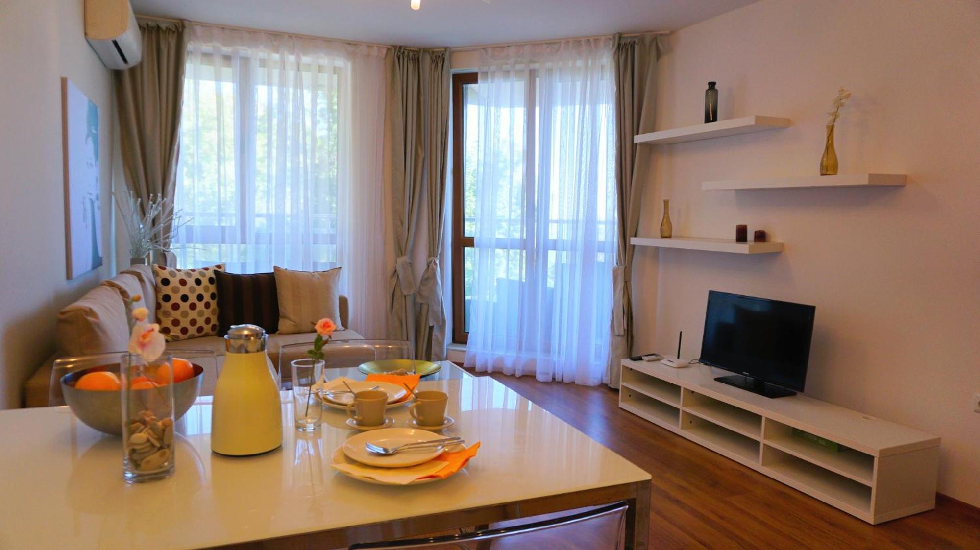Апартаменти Бяла Клиф На Плажа - Apartments Byala Cliff First Line Eksteriør billede
