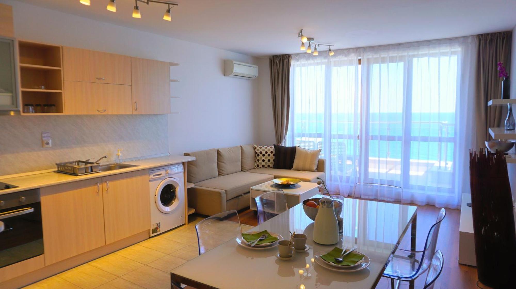 Апартаменти Бяла Клиф На Плажа - Apartments Byala Cliff First Line Eksteriør billede