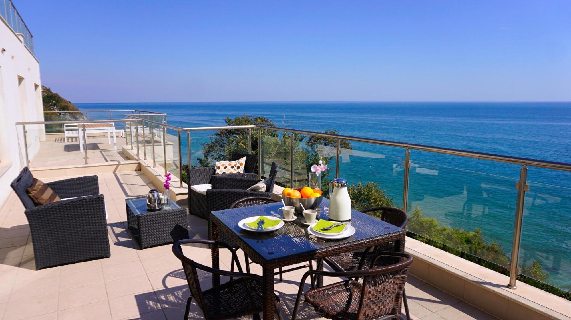 Апартаменти Бяла Клиф На Плажа - Apartments Byala Cliff First Line Eksteriør billede
